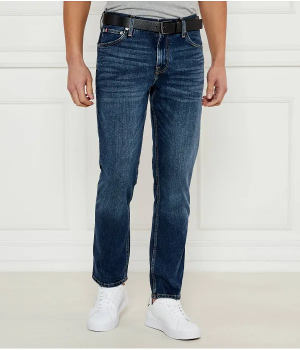 Джинсы Дентон Straight fit Tommy Hilfiger, синий — фото 3