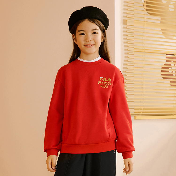 FILA KIDS Свитшот Legend Red для подростков — фото 4