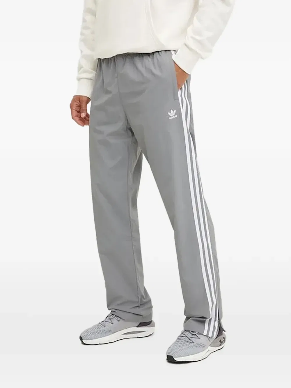 Штаны-джоггеры с тремя полосками adidas, серый