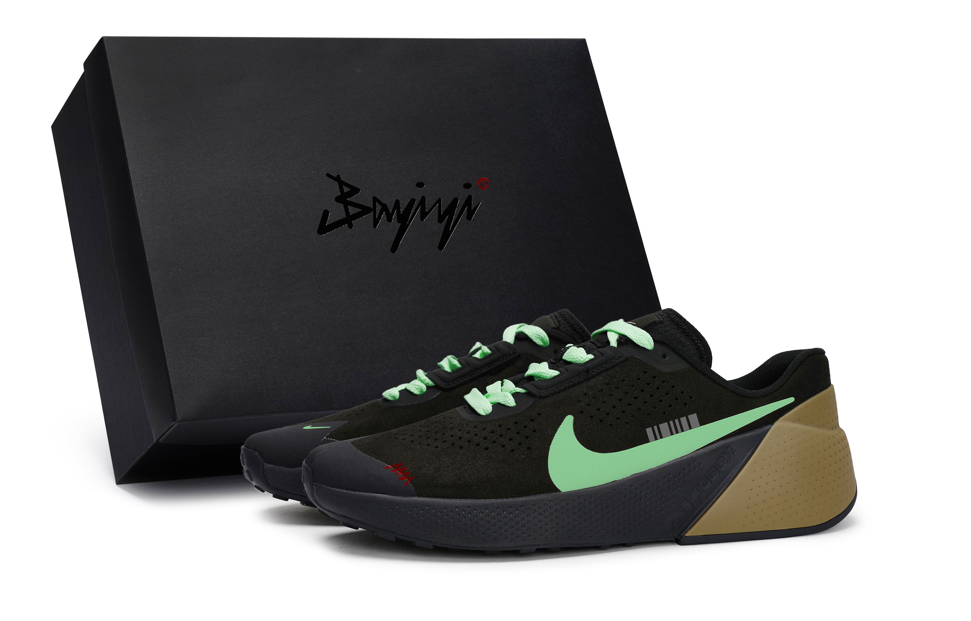 

Nike Кроссовки Air Zoom TR 1 мужские низкие, коричневые/зеленые