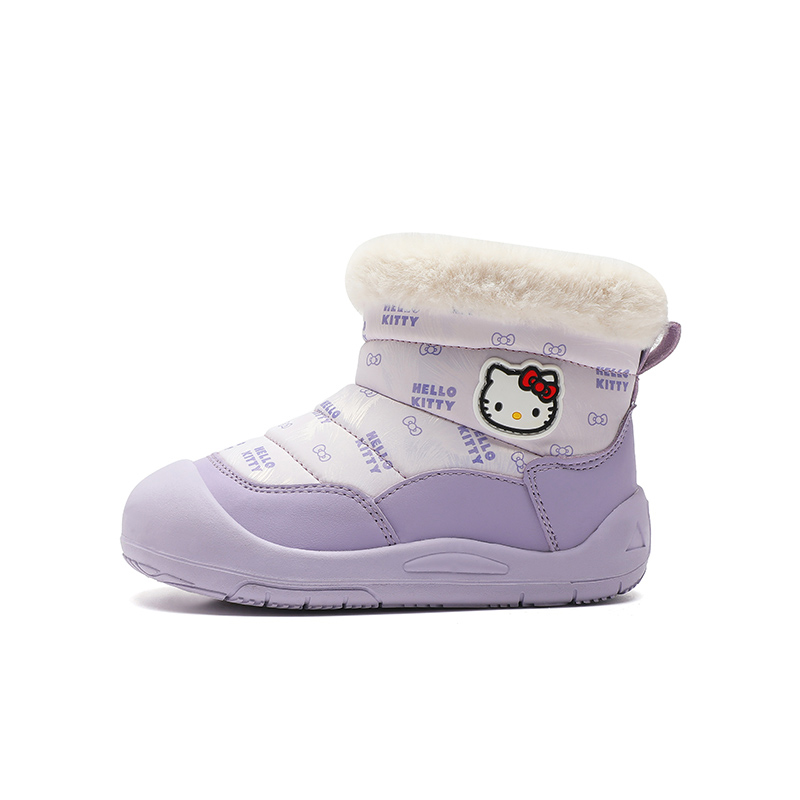 

Hello Kitty Hello Kitty Anti Kick Abrasion Resistant Lightweight Cushioning Thermal Balance High top Sanrio, фиолетовый