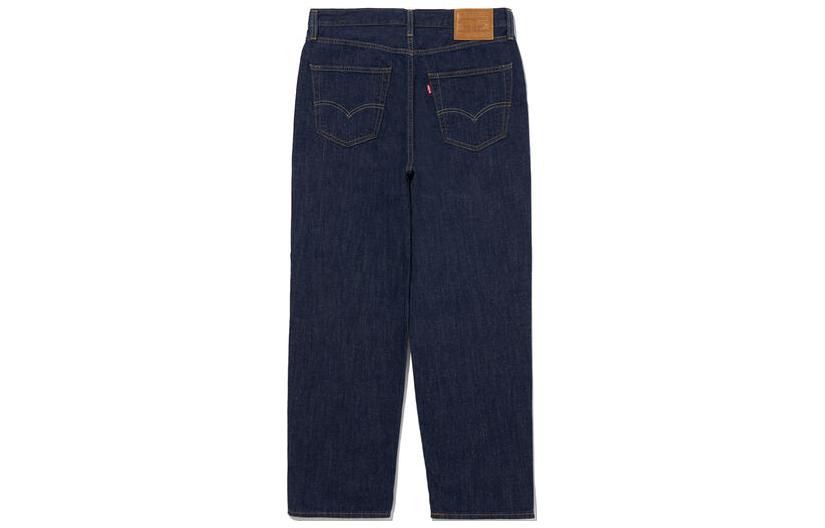 Levis Мужские джинсы из льна и денима, синие, умеренно прямого кроя — фото 4