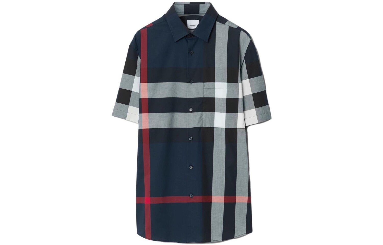 

Рубашка мужская темно-синяя Burberry, синий