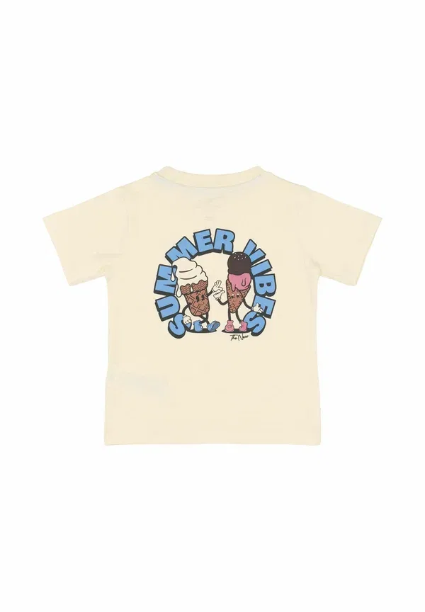 Футболка Tundra s s tee print t-shirt The New Siblings, гардения — фото 4