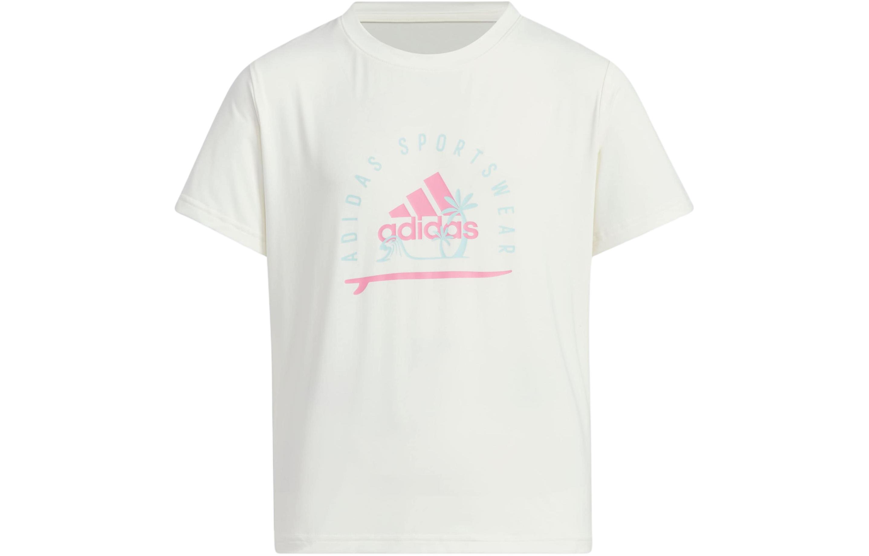 

Детская футболка Adidas, цвет Jade White