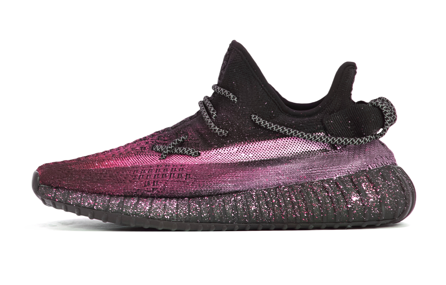 

Adidas Originals Yeezy Boost 350 V2 нескользящие низкие кеды унисекс Black Pink, цвет Black Pink
