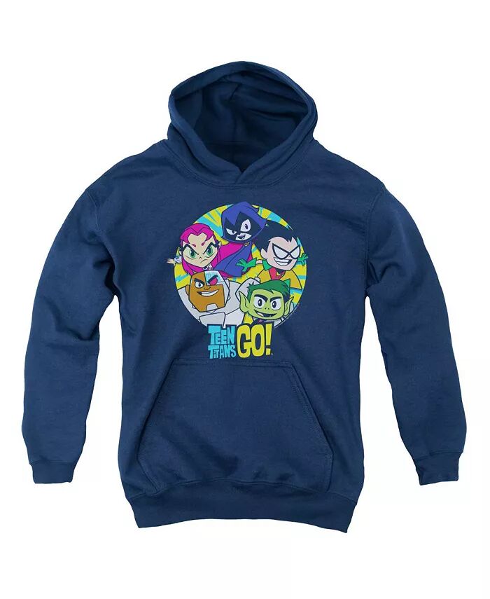 

Толстовка с капюшоном Youth Go Go Group Teen Titans Go, синий