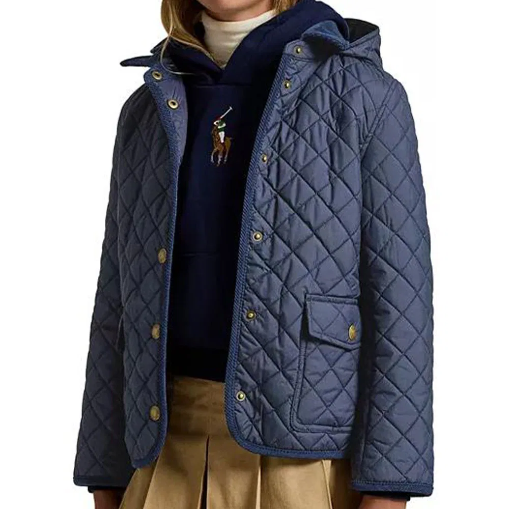 Куртка утепленная Marine Blue Kids' Polo Ralph Lauren — фото 4