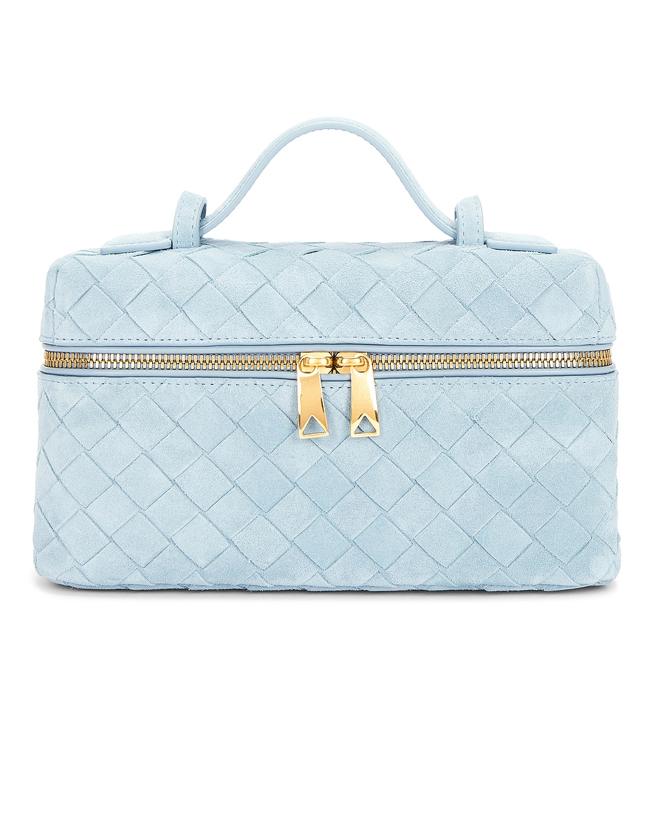 Сумка Bang Bang из замши Bottega Veneta, Ice & Gold — фото 2