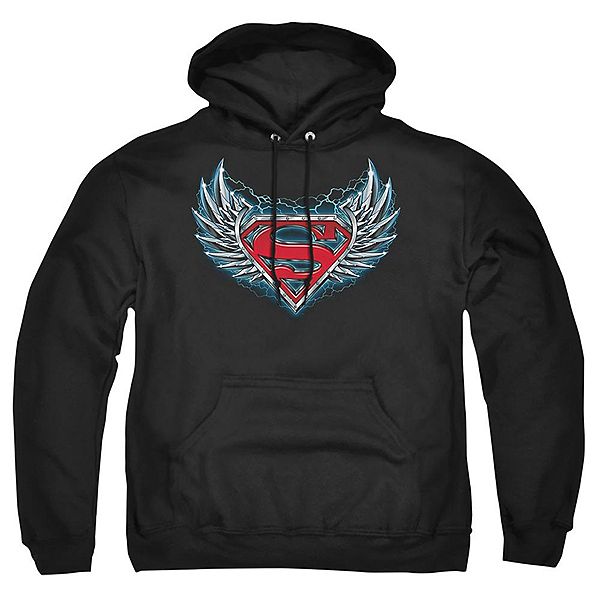

Толстовка с капюшоном Superman steel wings logo adult pull over Licensed Character