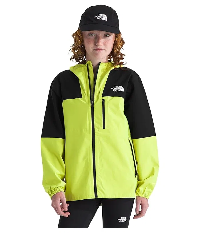 Куртка непромокаемая Hike Packable Shell The North Face Kids, Tnf Black/Fizz Lime