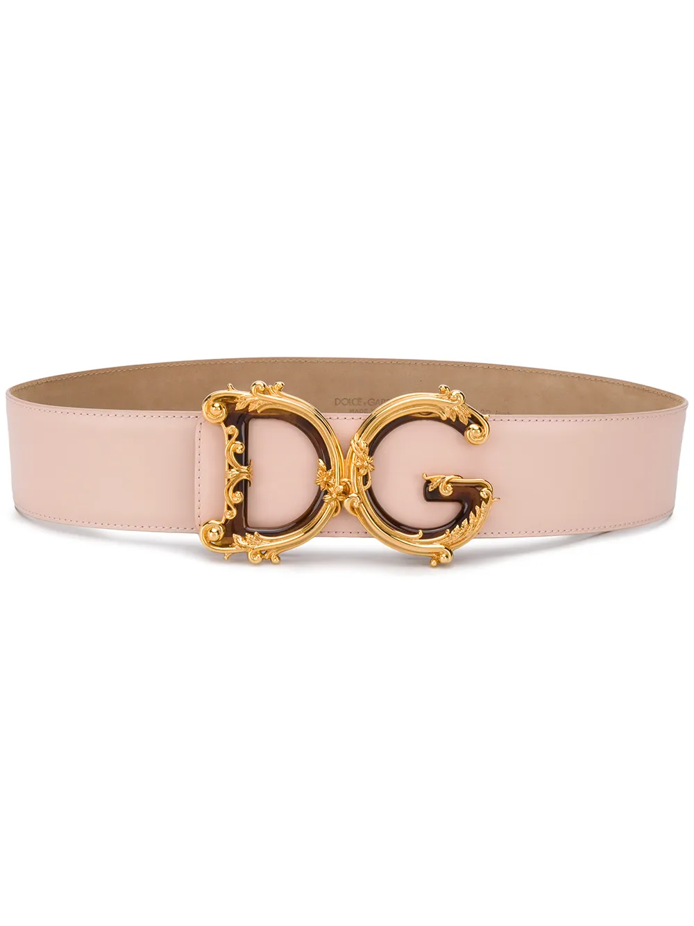 

Ремень с пряжкой DG DOLCE & GABBANA, розовый