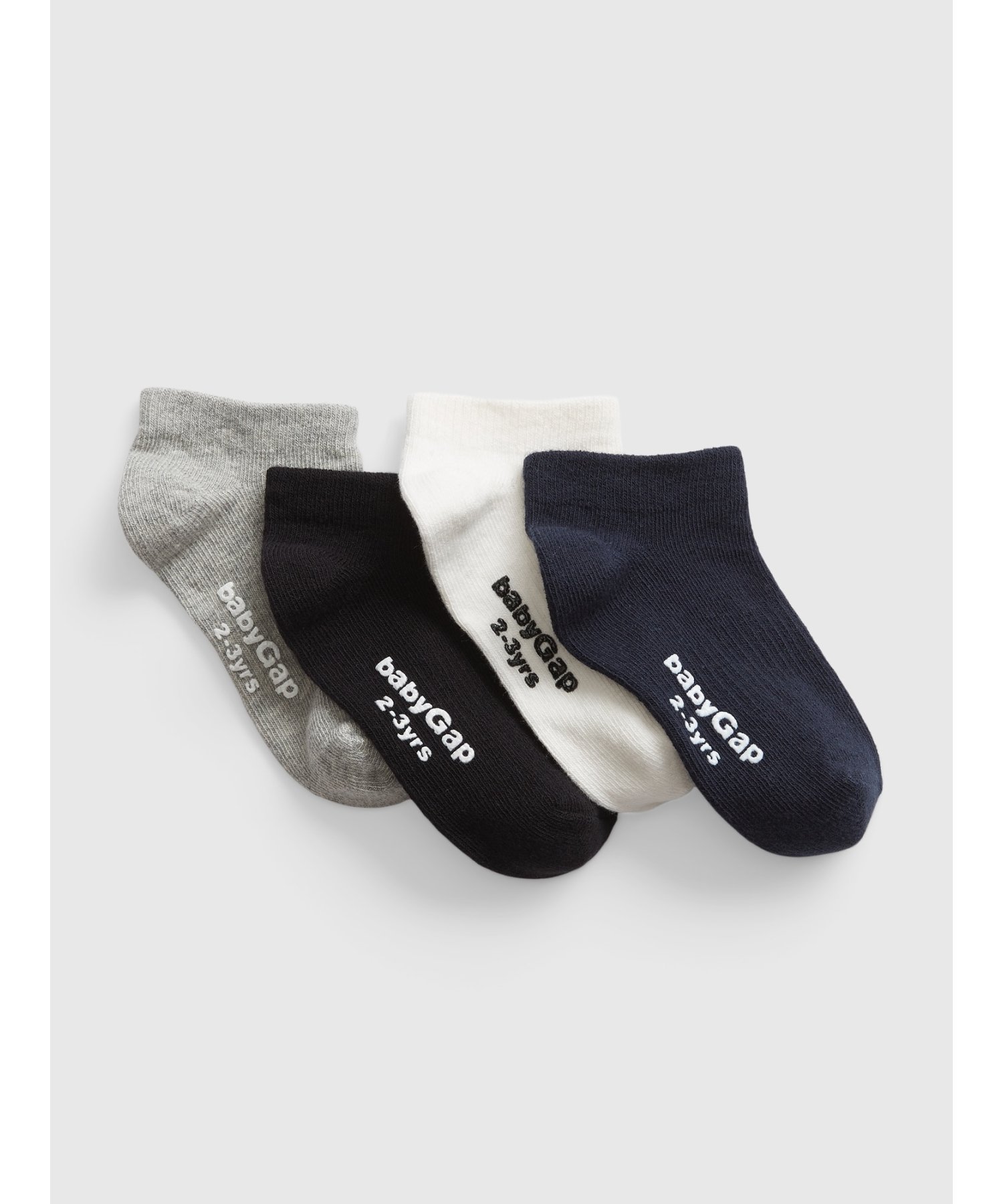 Носки Набор из 4 коротких носков-невидимок (для малышей) Gap, MULTI
