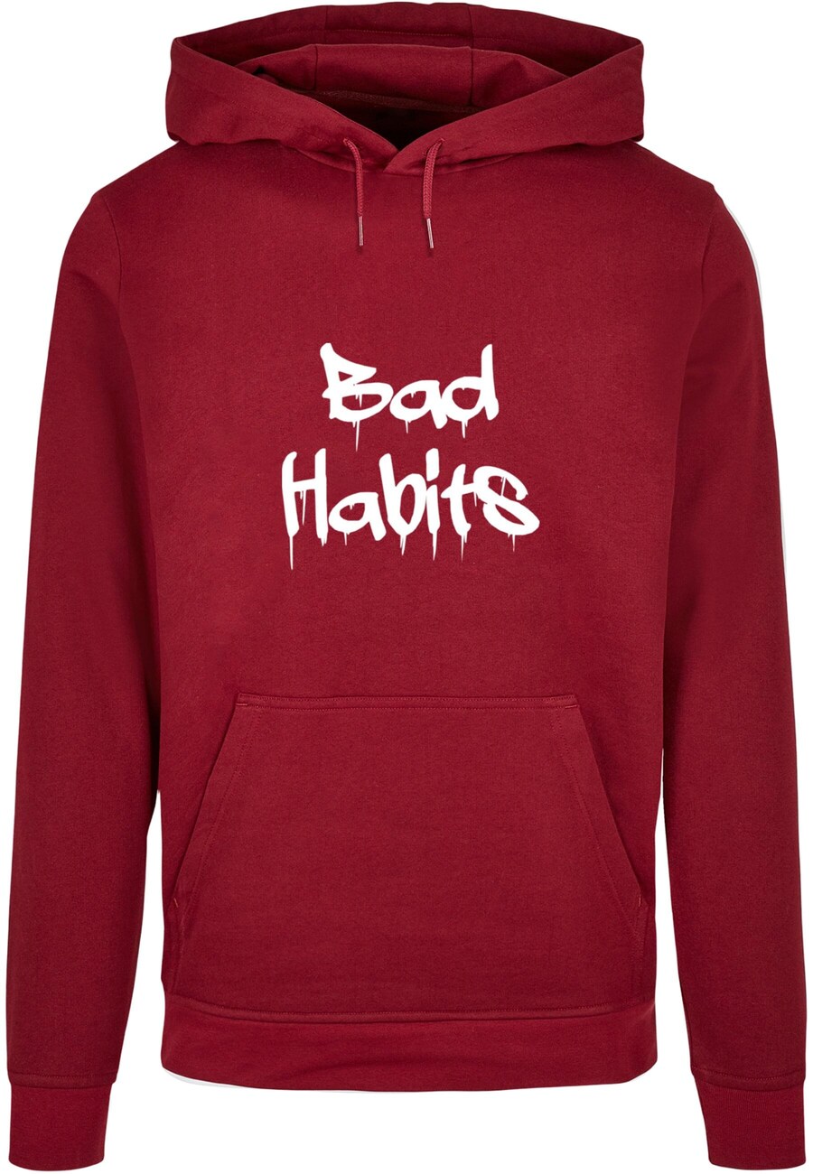 

Толстовка Merchcode Bad Habits, цвет Ruby red