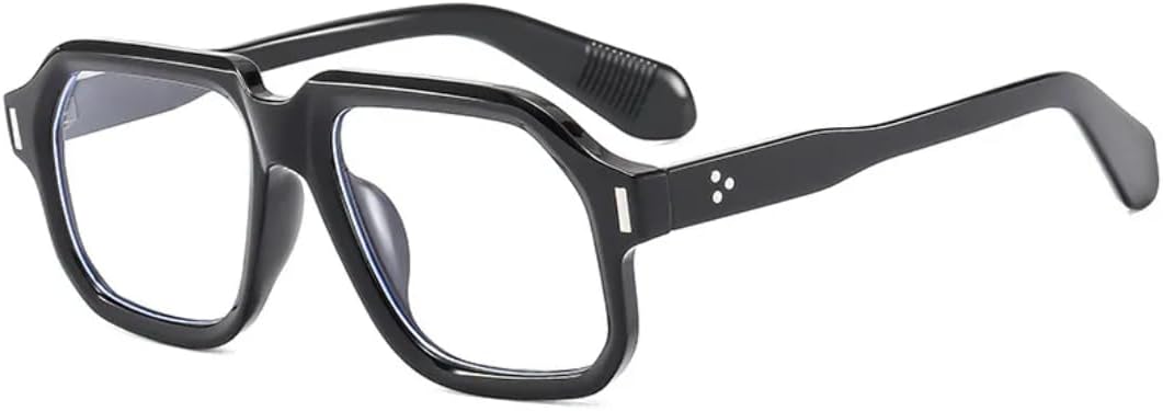 

Солнцезащитные очки с защитой UV400 | Увеличенный размер, градиентный дизайн, черный и синий | для женщин и мужчин, для занятий спортом на открытом воздухе и вождения (серый с прозрачными линзами) LXLHWN, Black Clear