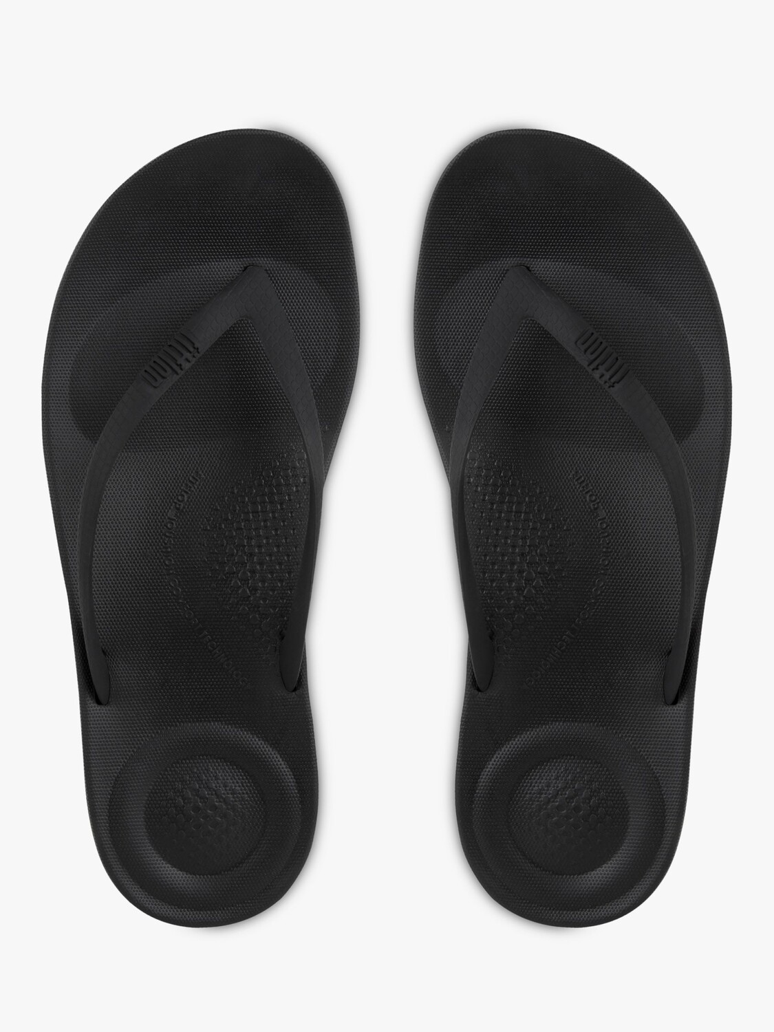 Эргономичные шлепанцы FitFlop IQushion, черные
