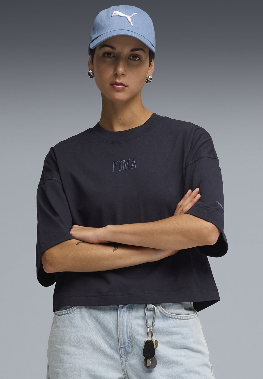

Футболка Puma ESSENTIALS GRAPHIC, New Navy/Blue