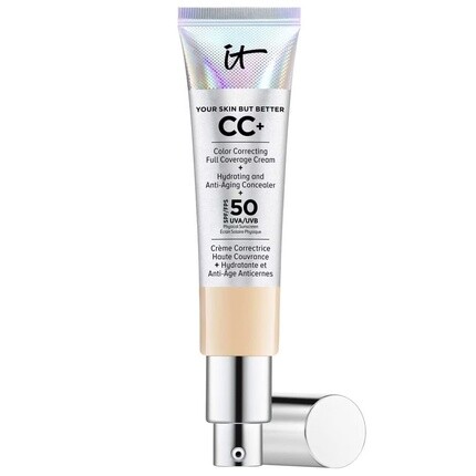 

Ваша кожа, но лучше CC+ Крем-основа SPF50+ Light 32 It Cosmetics, Серый, Ваша кожа, но лучше CC+ Крем-основа SPF50+ Light 32 It Cosmetics