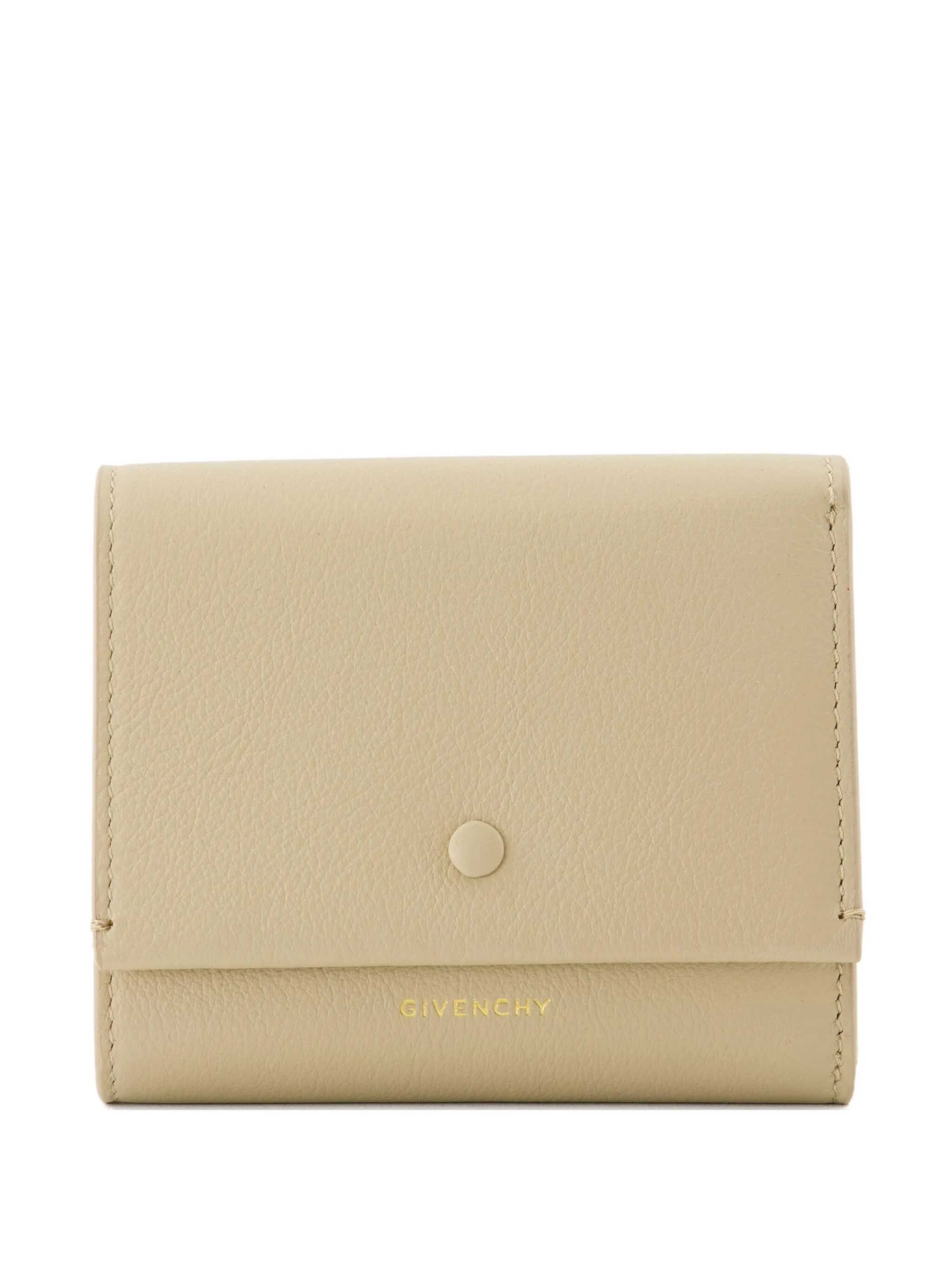 

Кошелек из зернистой кожи Givenchy, бежевый