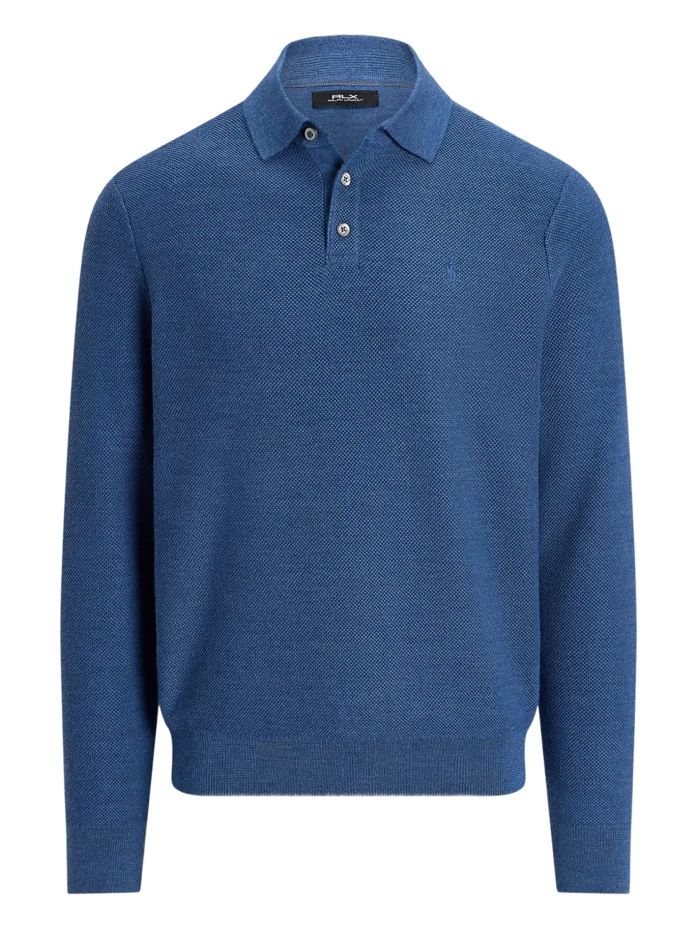 

Свитер-поло с длинными рукавами RLX Ralph Lauren, синий