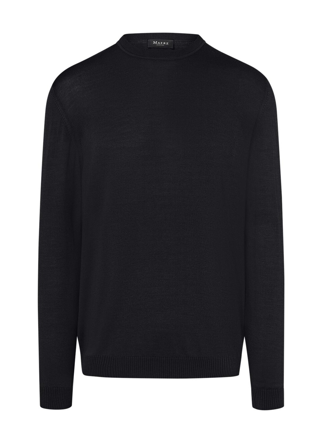 

Пуловер März Rundhals Superwash Classic Fit, черный
