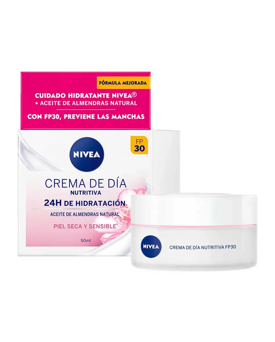 Крем для лица SPF NIVEA Питательный дневной для сухой и чувствительной кожи — фото 3