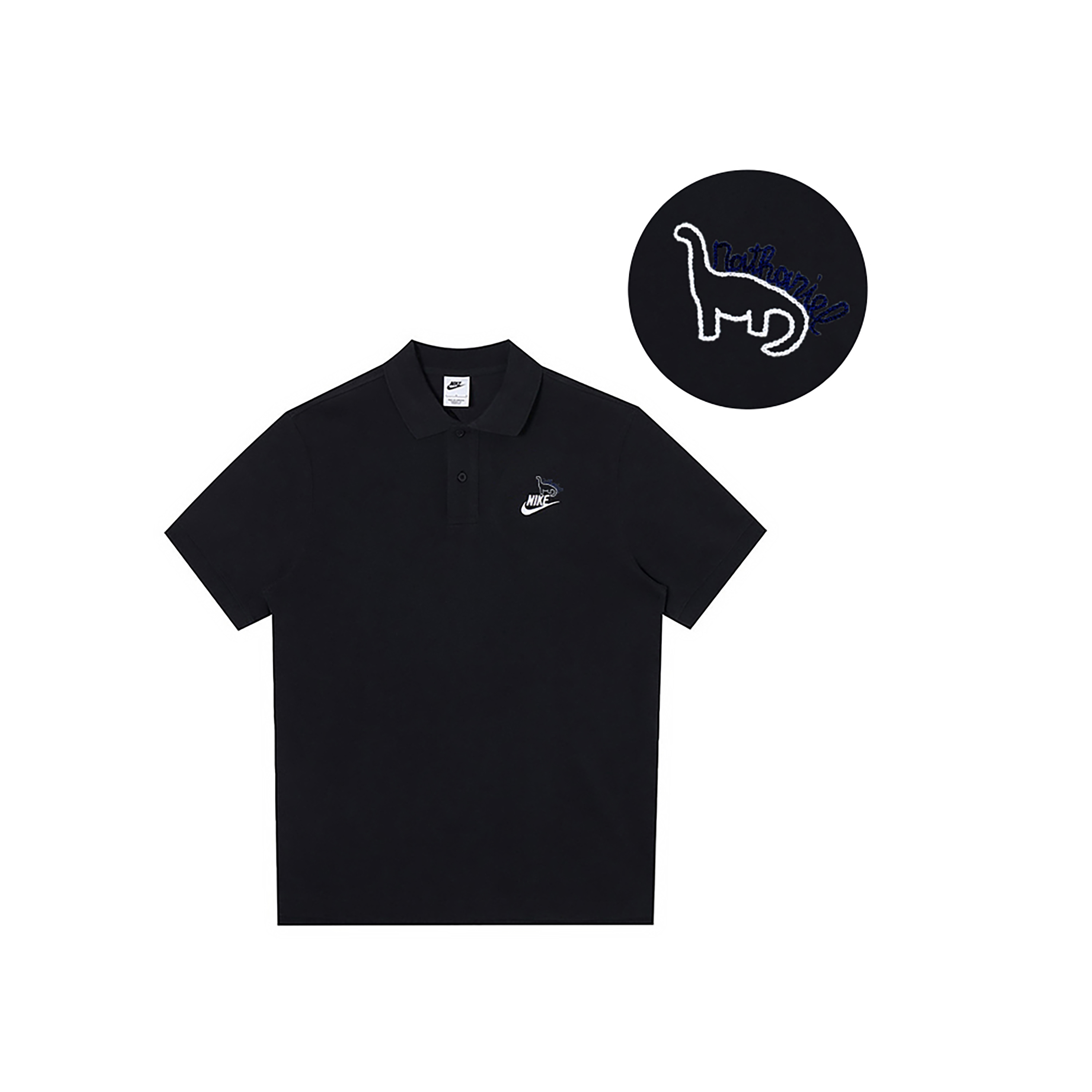 

Nike Спортивная поло мужская black, Черный, Nike Спортивная поло мужская black