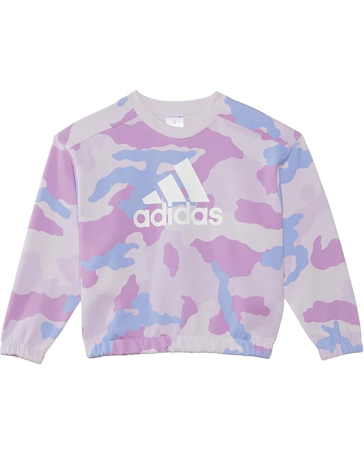 

Пуловер adidas Kids Long, цвет Preloved Purple