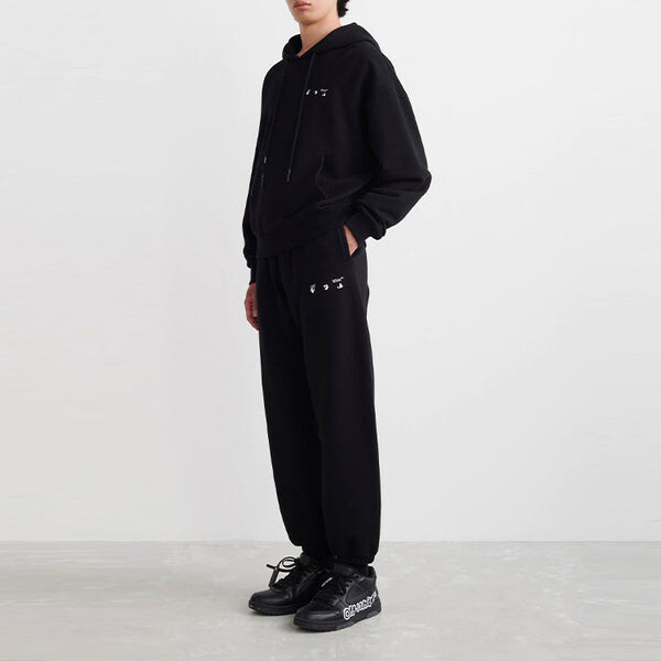 Толстовка men's ss22 caravaggio painting printing hooded long sleeves black Off-White, мультиколор — фото 4
