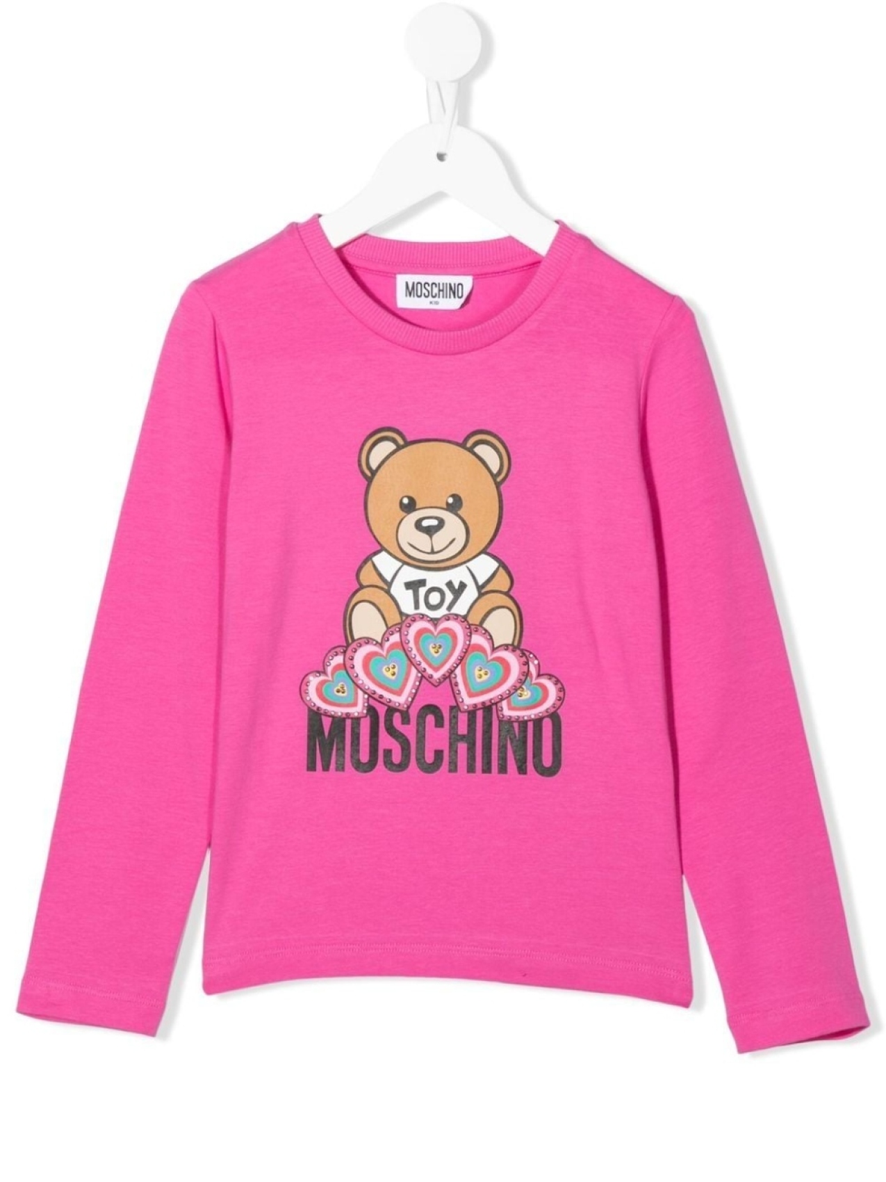 

Moschino Kids толстовка с логотипом, розовый