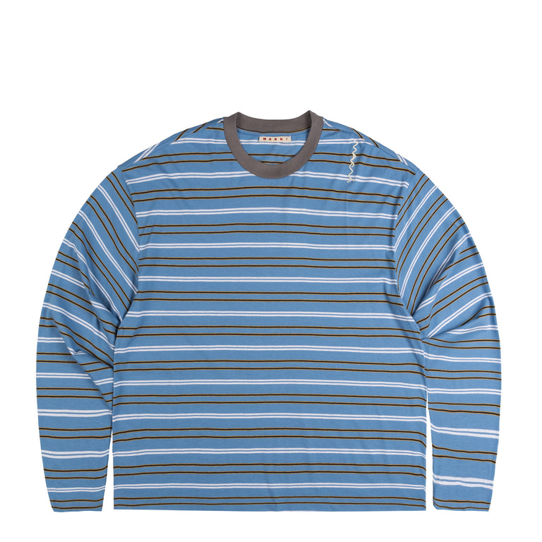 

Лонгислив striped longsleeve jersey Marni, голубой
