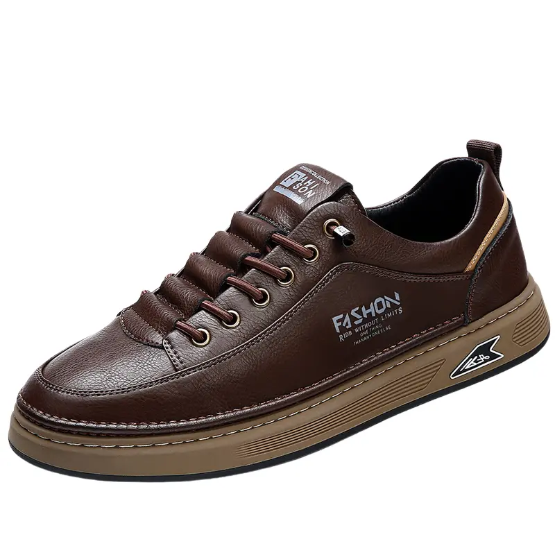 

Износостойкие низкие мужские кроссовки A fairy tale of a pair of shoes, Brown
