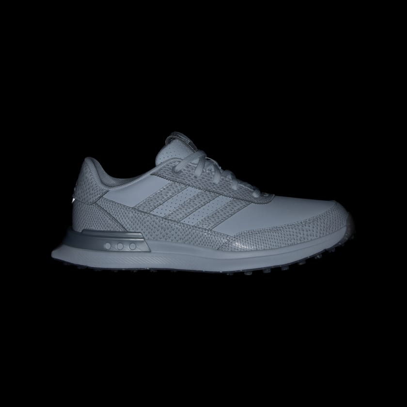 Женские кожаные кроссовки для гольфа Adidas S2G 25 без шипов, белый/серебряный — фото 2