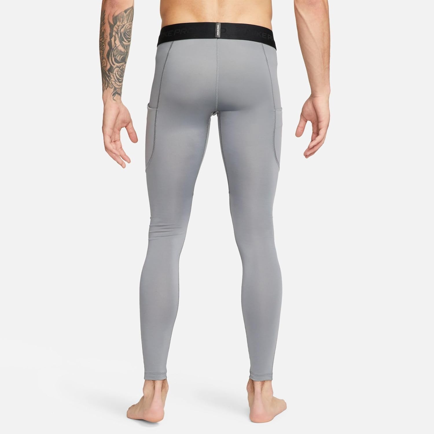 Леггинсы для фитнеса Nike Mens Pro Dri-fit, Smoke Grey/Black — фото 3