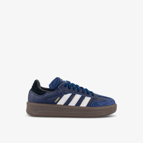 

Низкие кроссовки Samba xlg из кожи и замши Adidas, белый