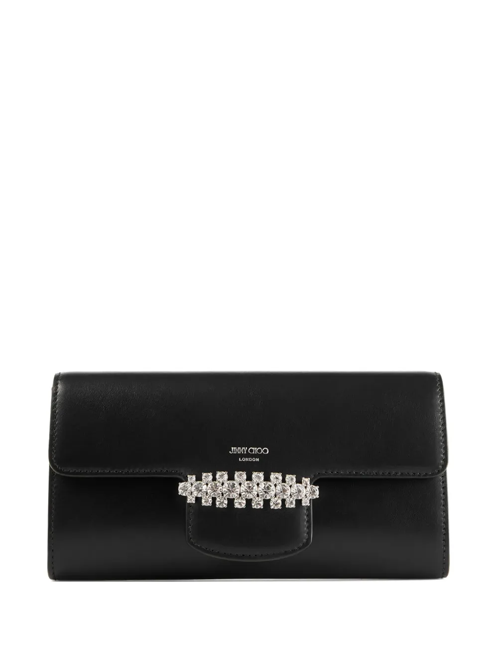 

Кошелек Bing на цепочке с кристаллами JIMMY CHOO, черный