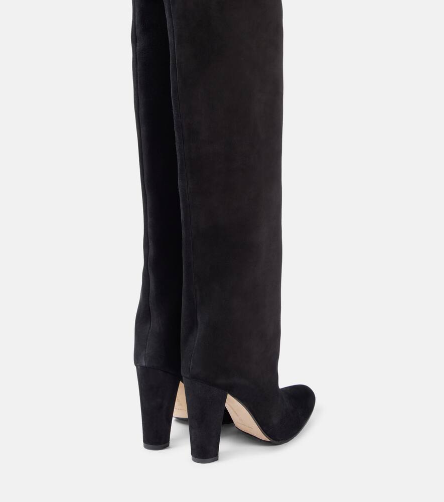 Gardahi 105 замшевые высокие сапоги до колена Manolo Blahnik, 0015 Blck — фото 3