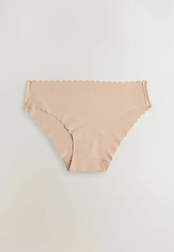 Трусы бразилианы Next, Brazilian fit no vpl scallop 7 pack brazilians, черный, белый, пралине, нюд — фото 4