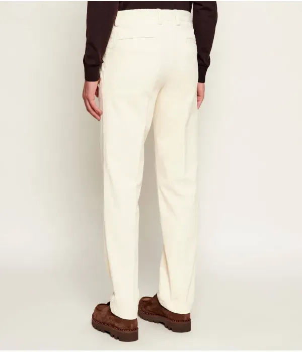 Брюки чинос C-Kent straight fit Boss, кремовый — фото 4