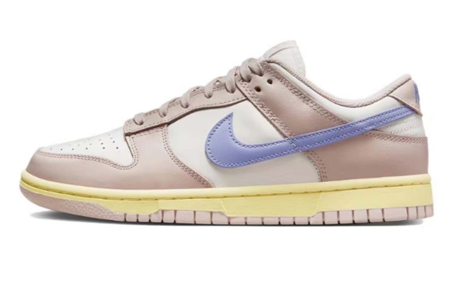 

Кроссовки Nike Dunk Skateboard Shoes Women's Low-Top Beige Blue