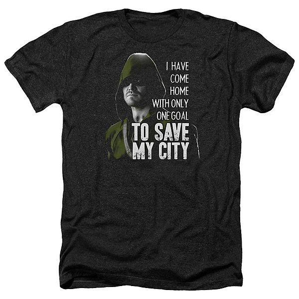 

Футболка Arrow save my city adult heather Licensed Character