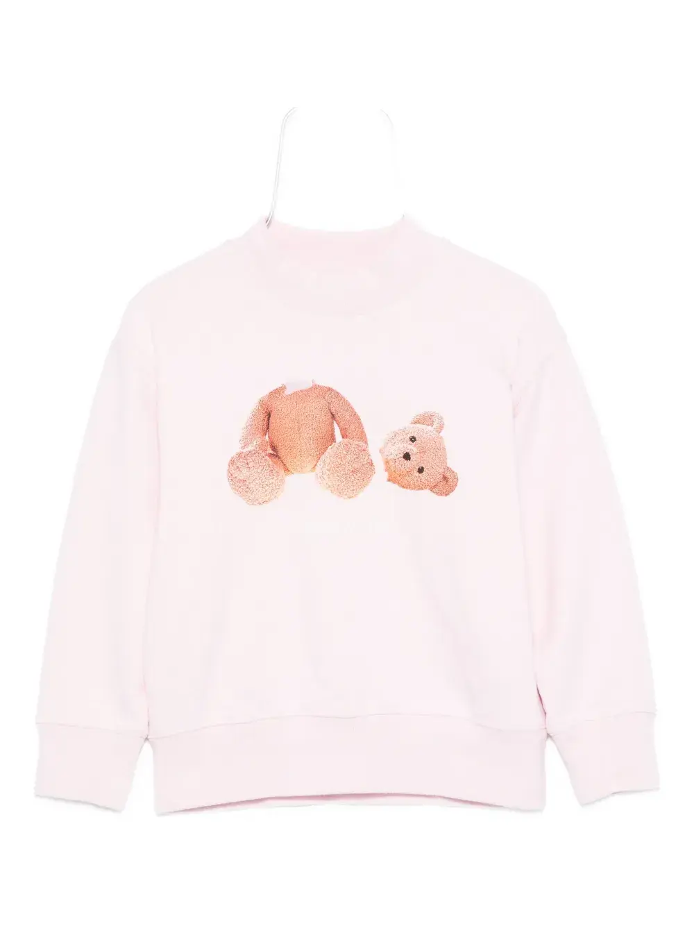 

Свитшот с принтом мишки Palm Angels Kids, розовый