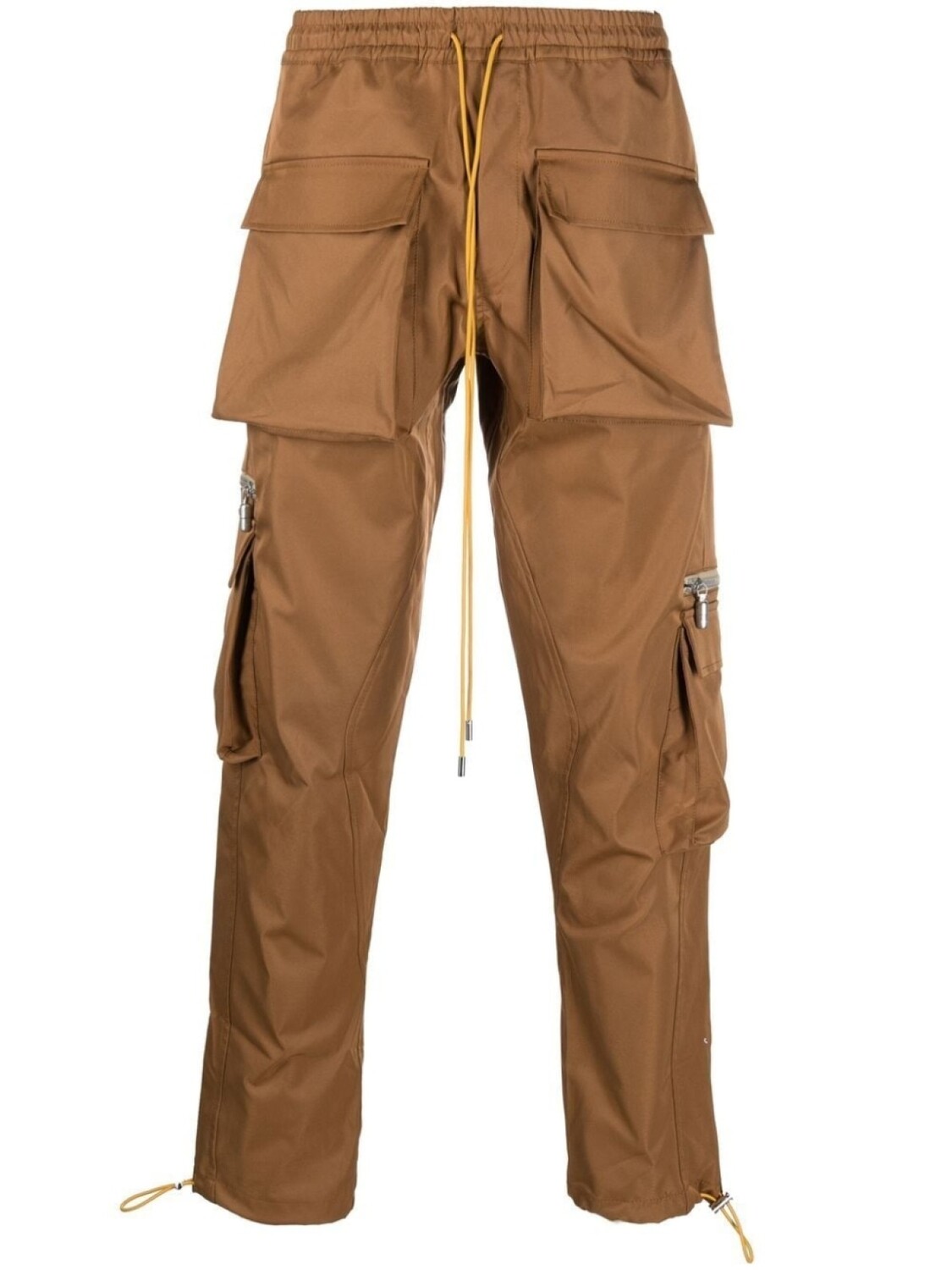 

RHUDE прямые брюки карго, коричневый