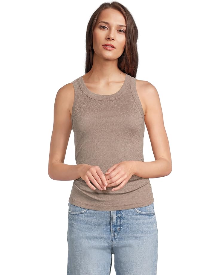 

Топ Michael Stars Ella Crop Tank, цвет Cobblestone
