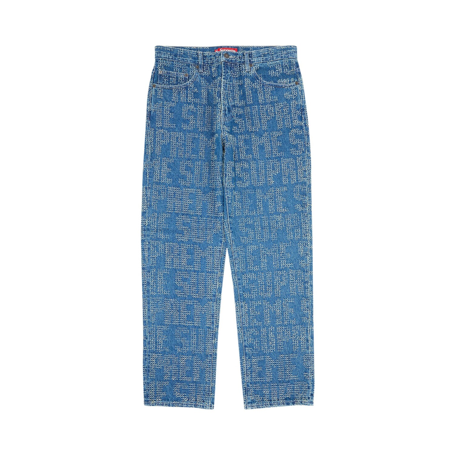

Джинсы Supreme Needle Punch Regular, Washed Blue