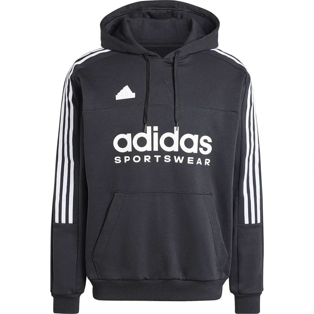 Худи adidas House Of Tiro Fleece, черный — фото 3