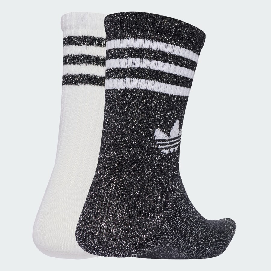 Носки ADIDAS ORIGINALS, цвет mottled black/White — фото 2