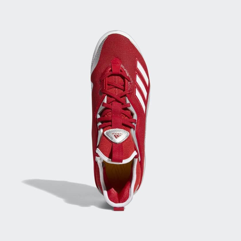 Мужские бейсбольные кроссовки Adidas FV9348, белый/красный — фото 3