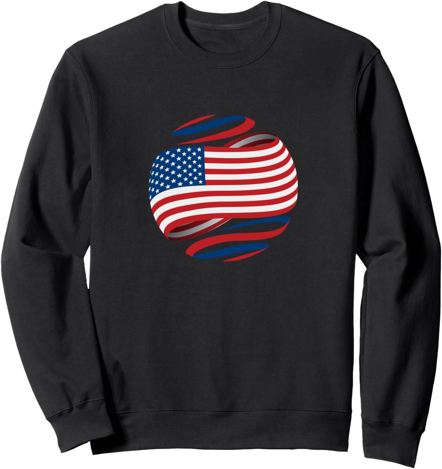 

Толстовка с флагом США, черная United States