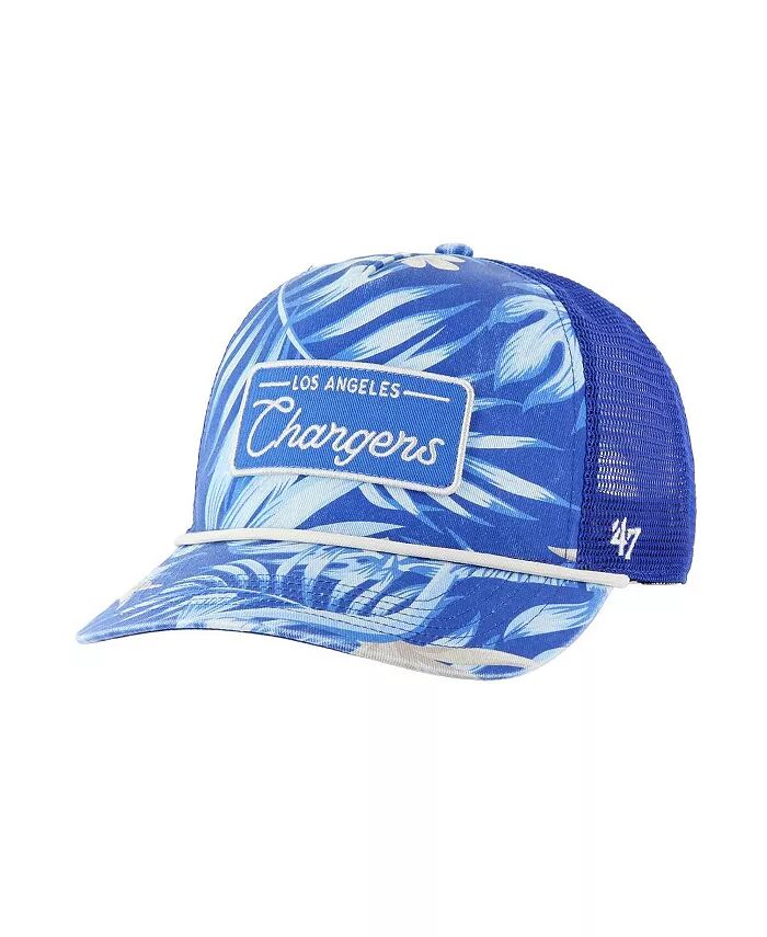 

Мужская регулируемая кепка Royal Los Angeles Chargers Tropicalia Hitch Trucker '47 Brand